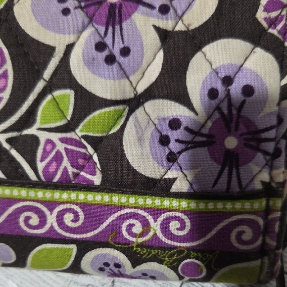 Vera Bradley Purple Floral Wallet - Picture 3 of 16